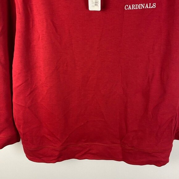 Cutter And Buck 1/4 Zip Sweater Mens 2XB Cardinals Sports Team Red - Picture 3 of 11